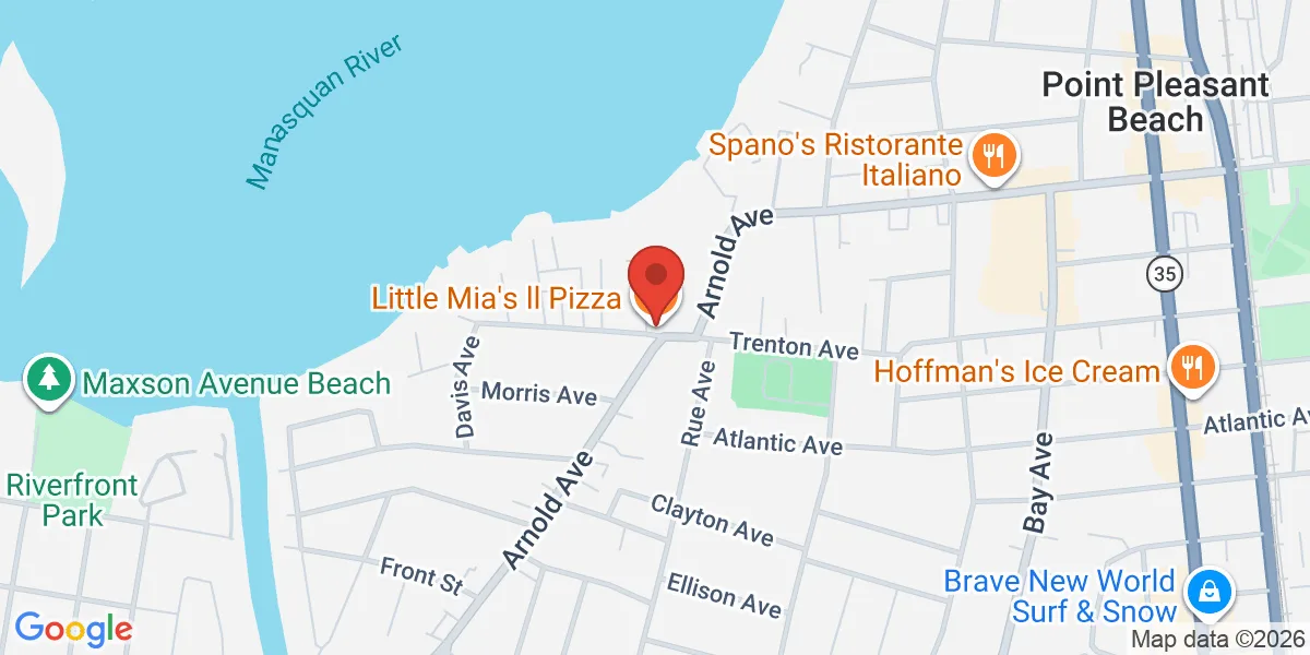 Map to 1011 Trenton Ave, Point Pleasant, NJ